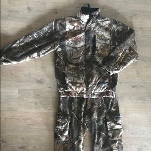 Scent Blocker Fleece Camo Set Medium